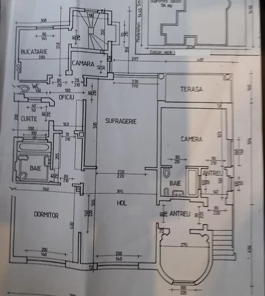 Cotroceni, parter in vila, 4 camere, pentru birouri